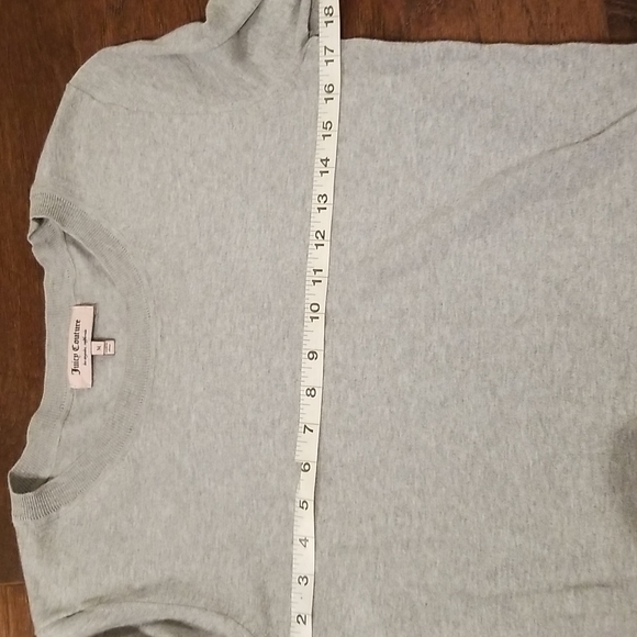 Juicy Couture Grey Cotton/Cashmere Sweater - Picture 6 of 8